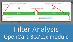 Filter Analysis OpenCart