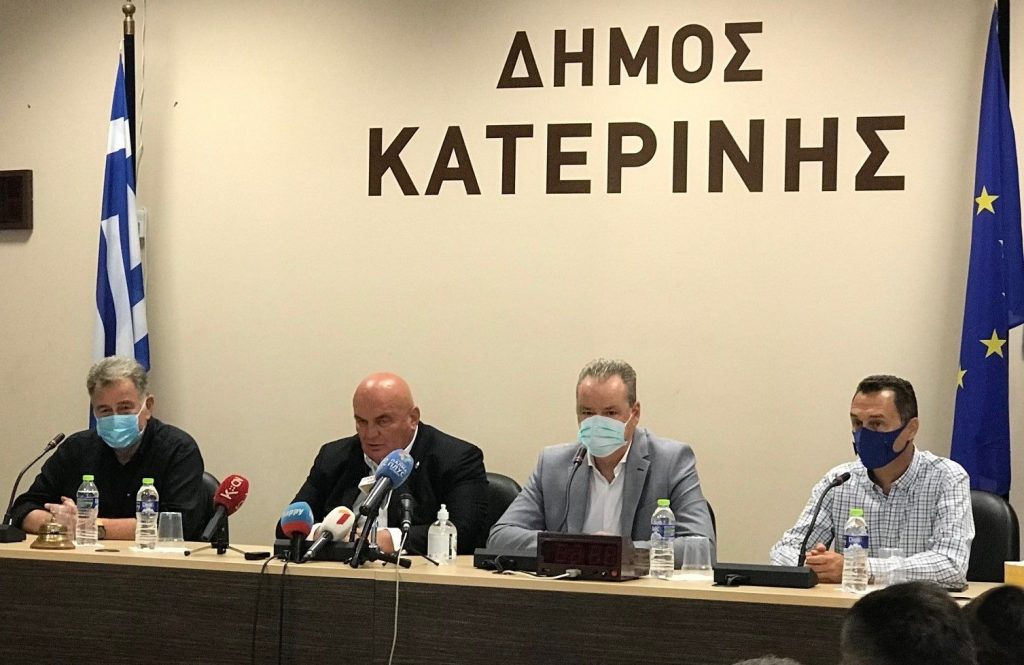 Αντιπροσωπεία υψηλόβαθμων Σέρβων αξιωματούχων στο Δημαρχείο Κατερίνης
